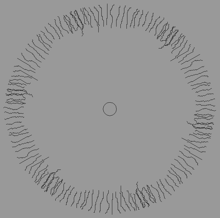 Bloque Autocad Vista de Árbol en Planta